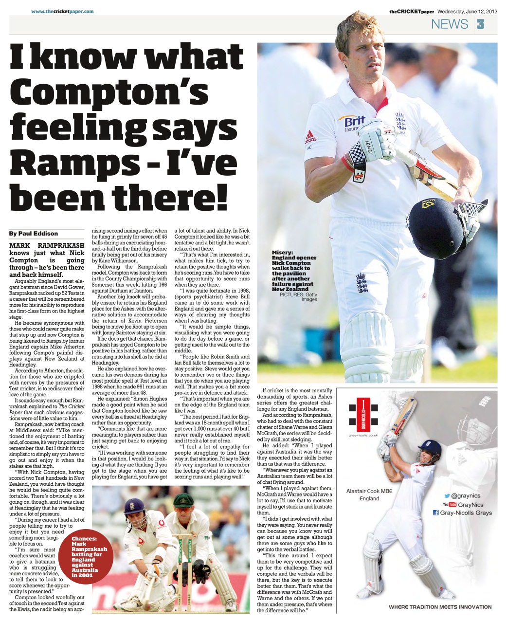 The Cricket Paper Preview Pages