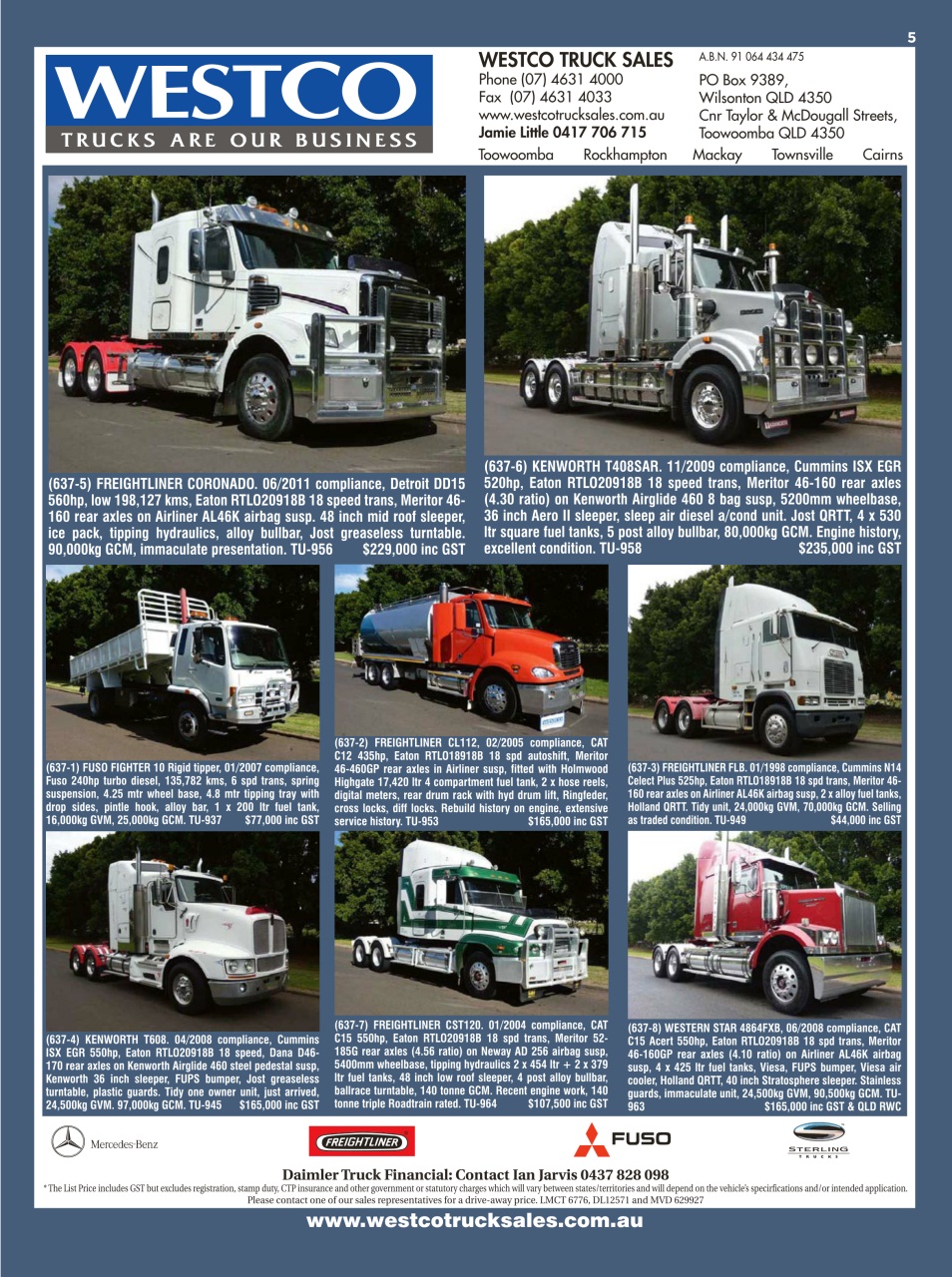 JUST TRUCKS Preview Pages