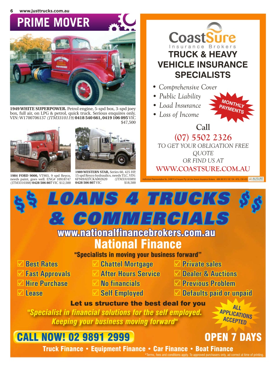 JUST TRUCKS Preview Pages