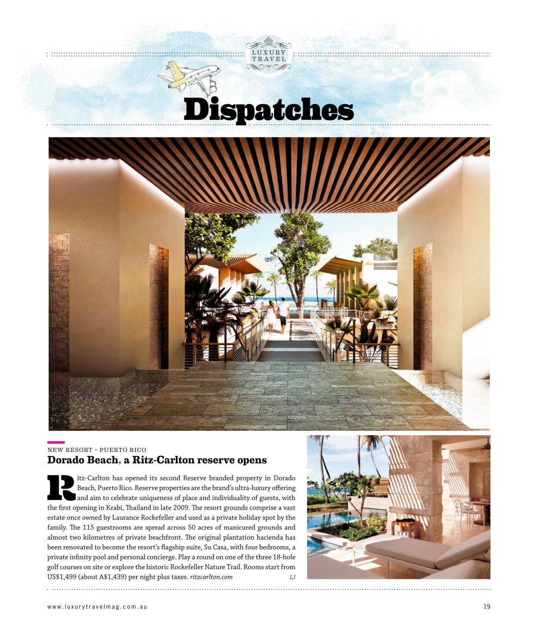 Luxury Travel Preview Pages
