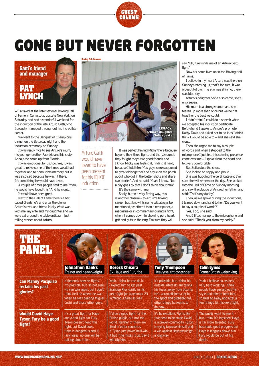 Boxing News Preview Pages