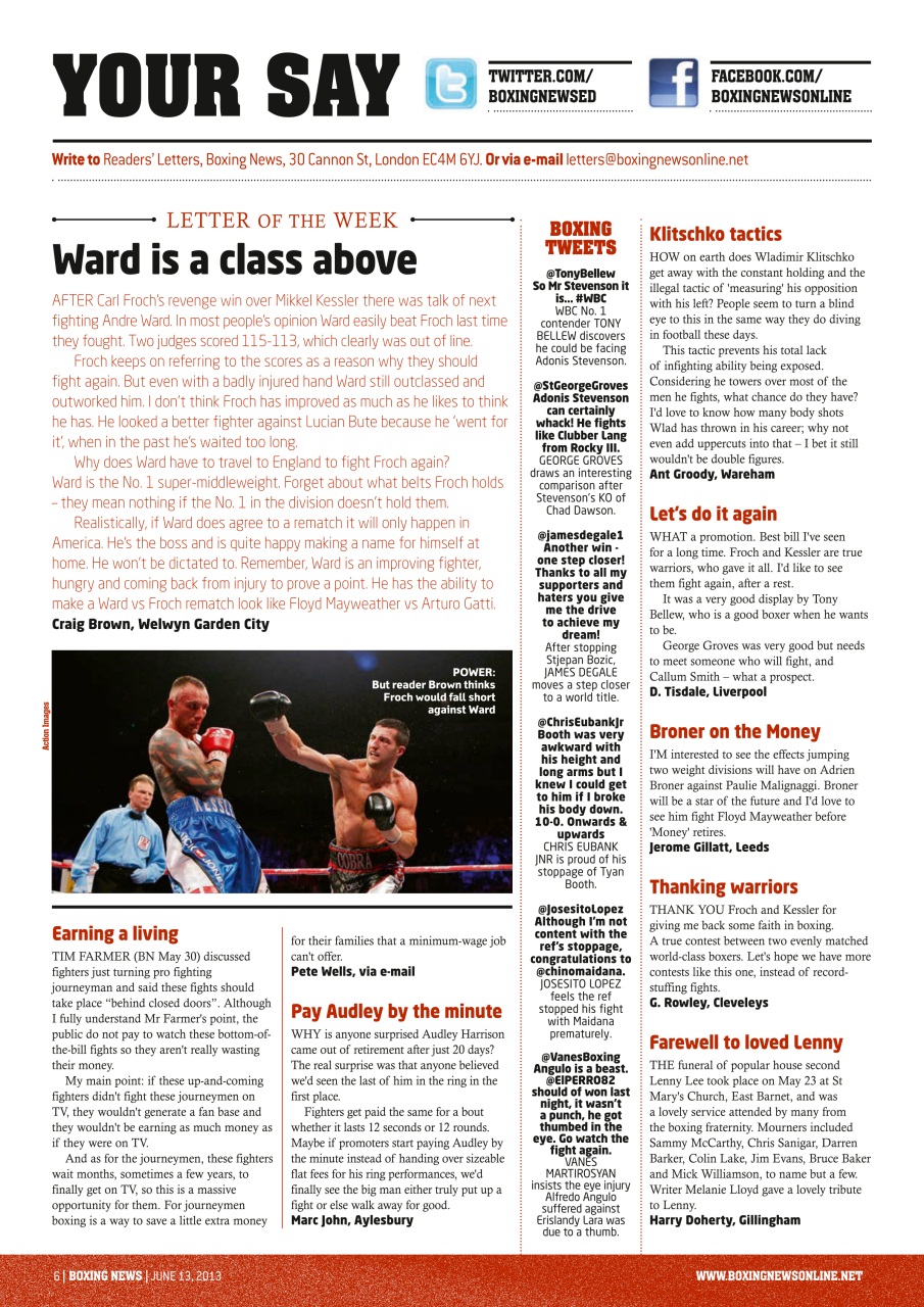 Boxing News Preview Pages