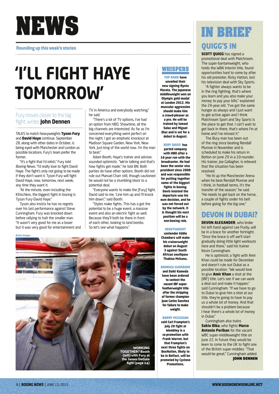 Boxing News Preview Pages