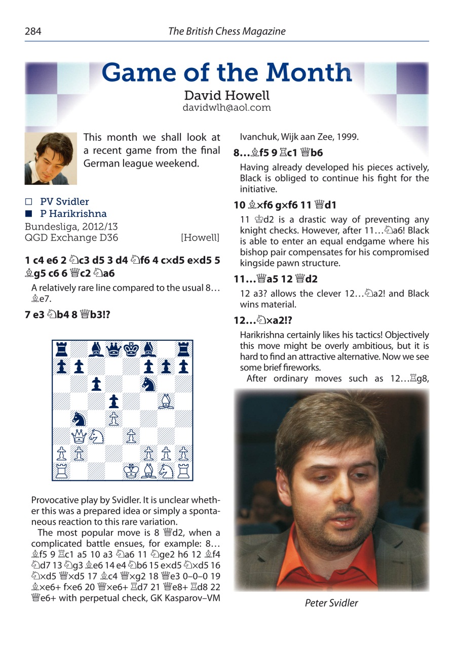 British Chess Magazine Preview Pages
