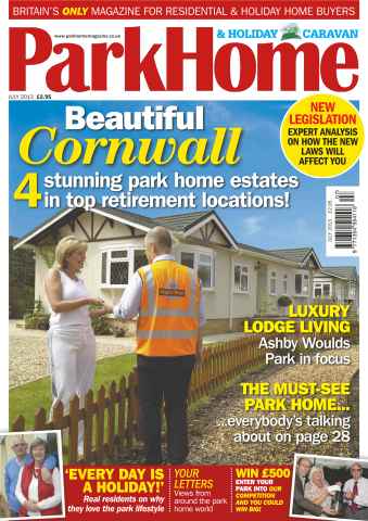 Park Home & Holiday Living issue Park Homes July 2013