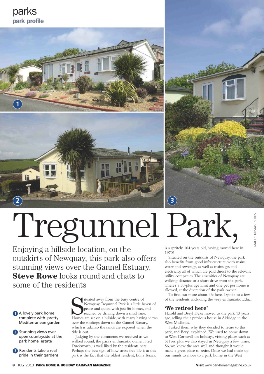 Park Home & Holiday Living Preview Pages