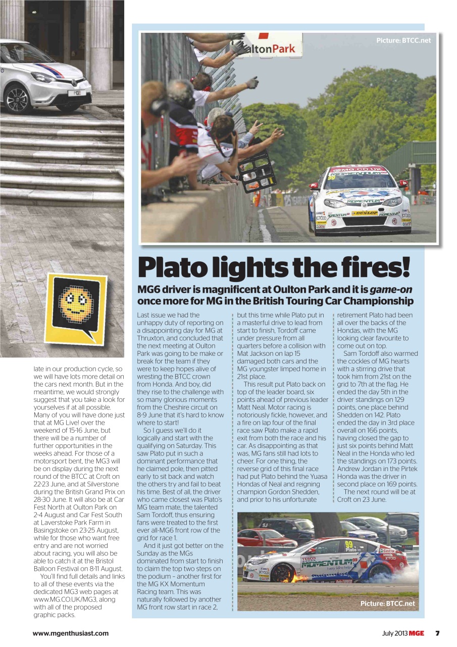 MG Enthusiast Preview Pages