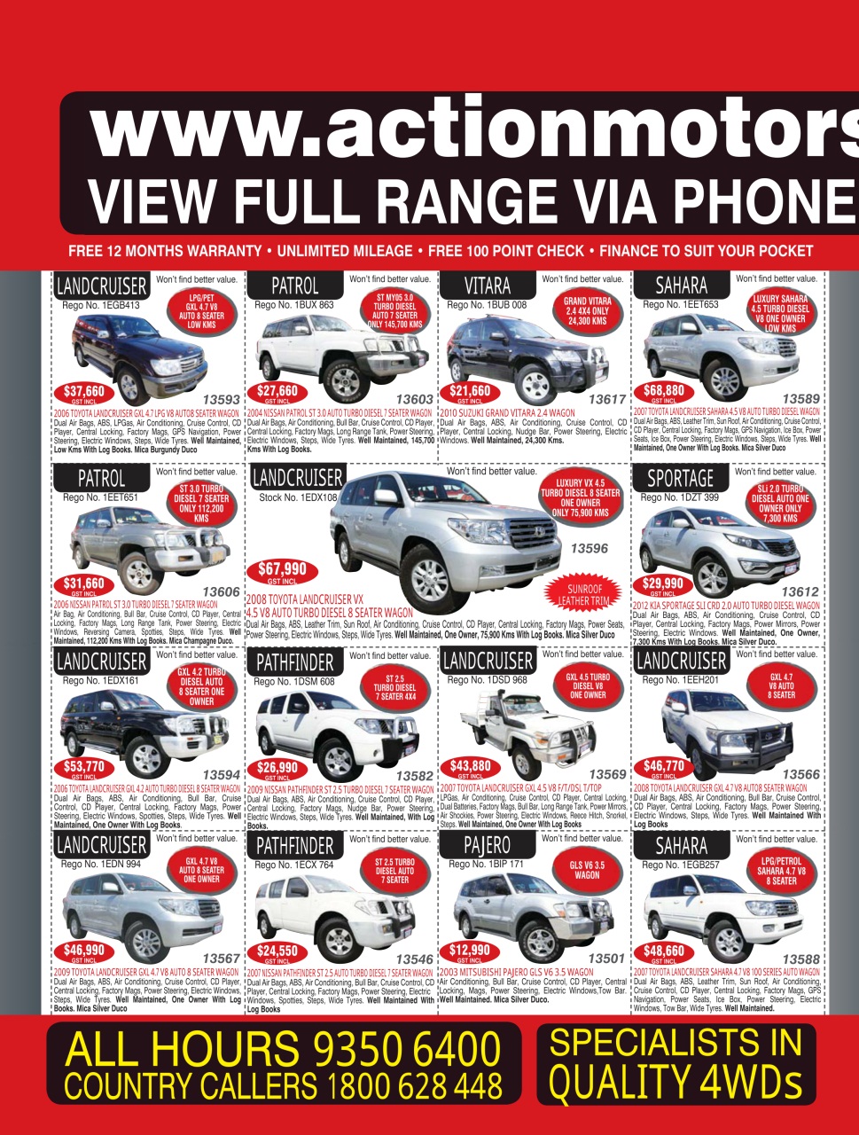 AutoTrader Preview Pages