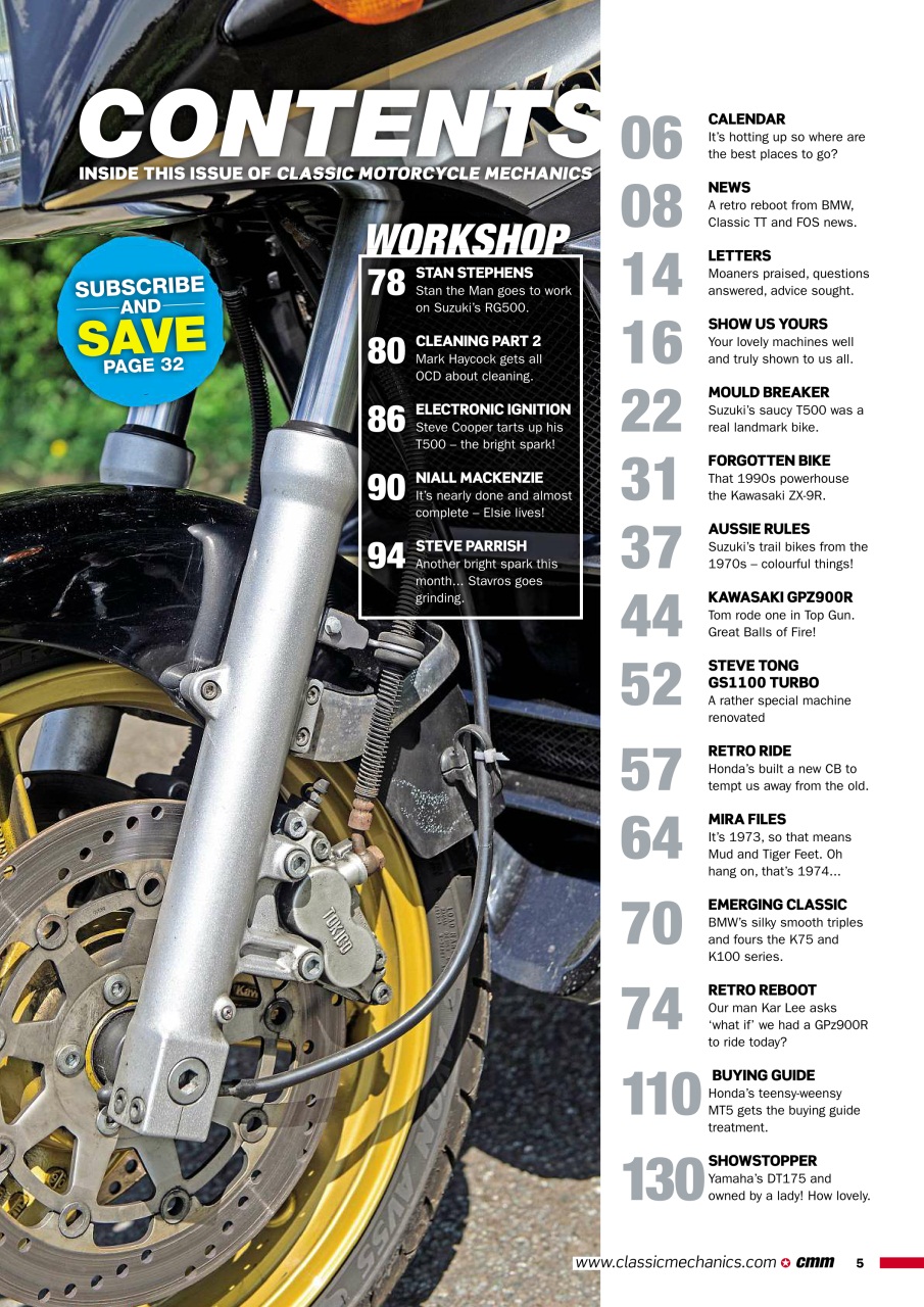 Classic Motorcycle Mechanics Preview Pages