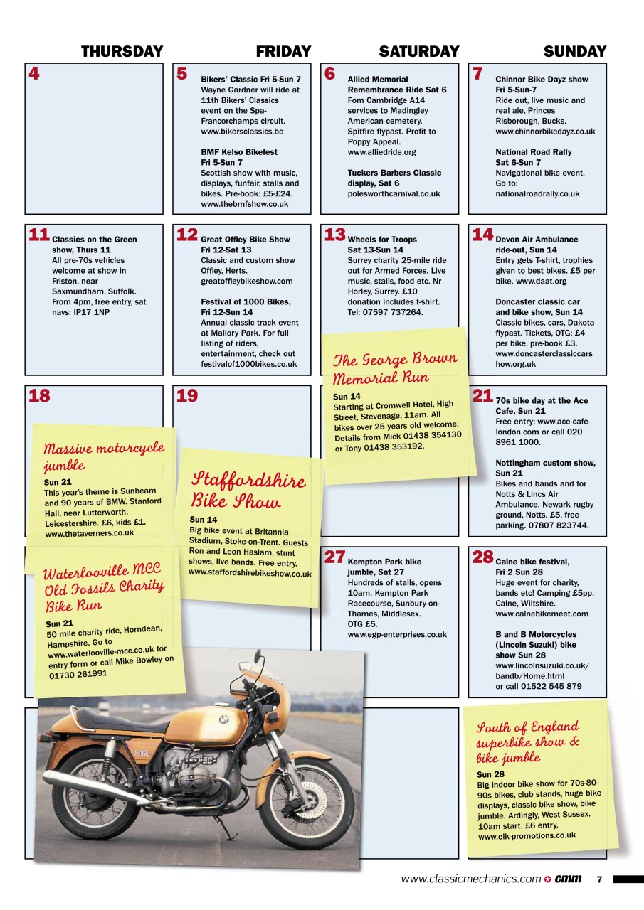 Classic Motorcycle Mechanics Preview Pages