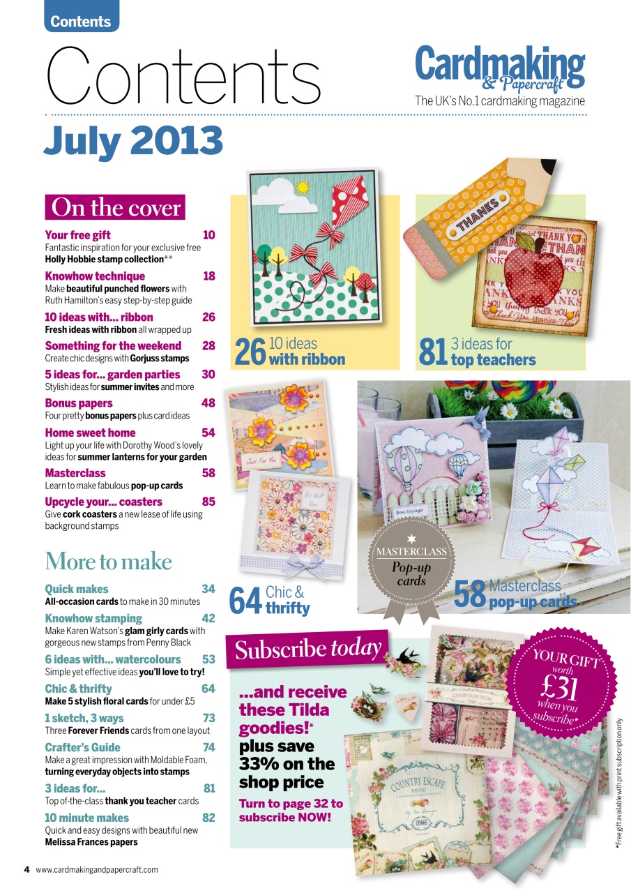 Cardmaking & Papercraft Preview Pages
