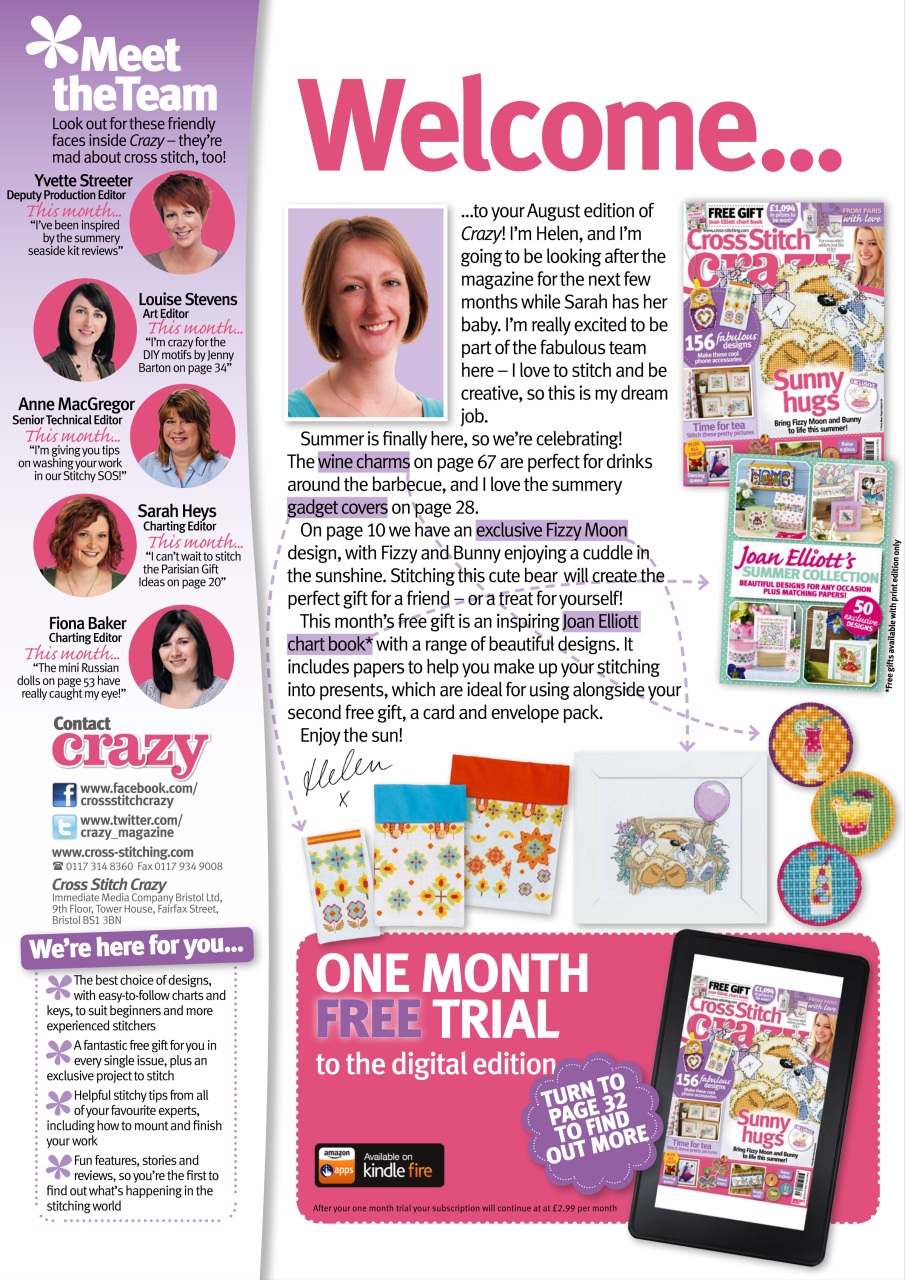 Cross Stitch Crazy Preview Pages