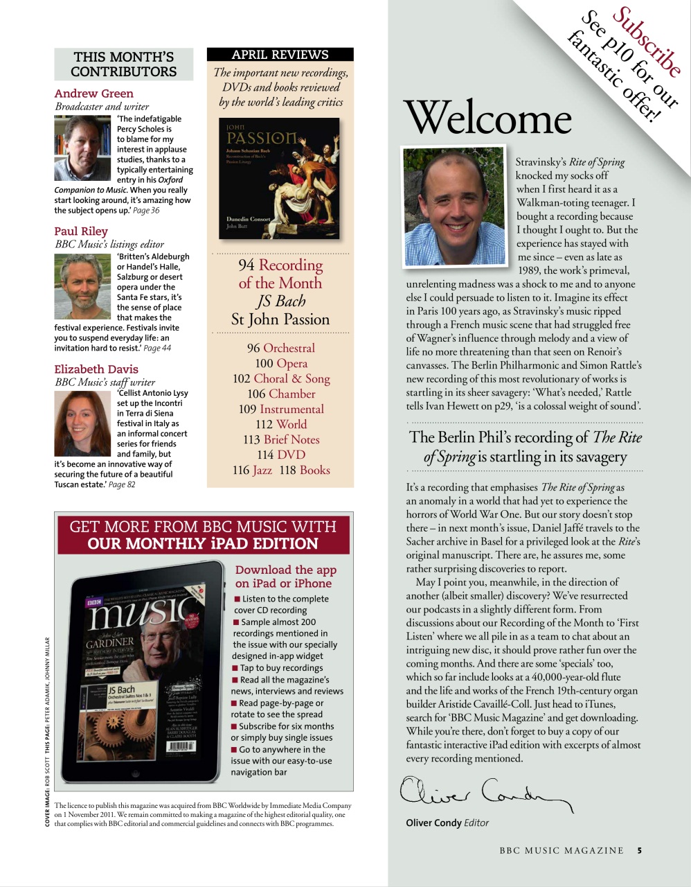 BBC Music Magazine Preview Pages