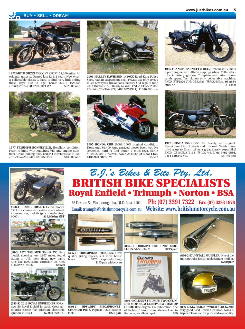 JUST BIKES Preview Pages