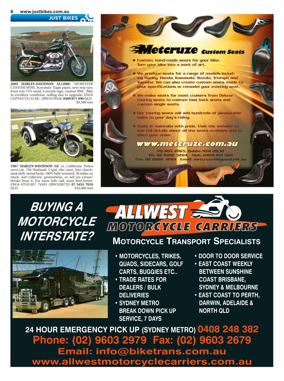 JUST BIKES Preview Pages