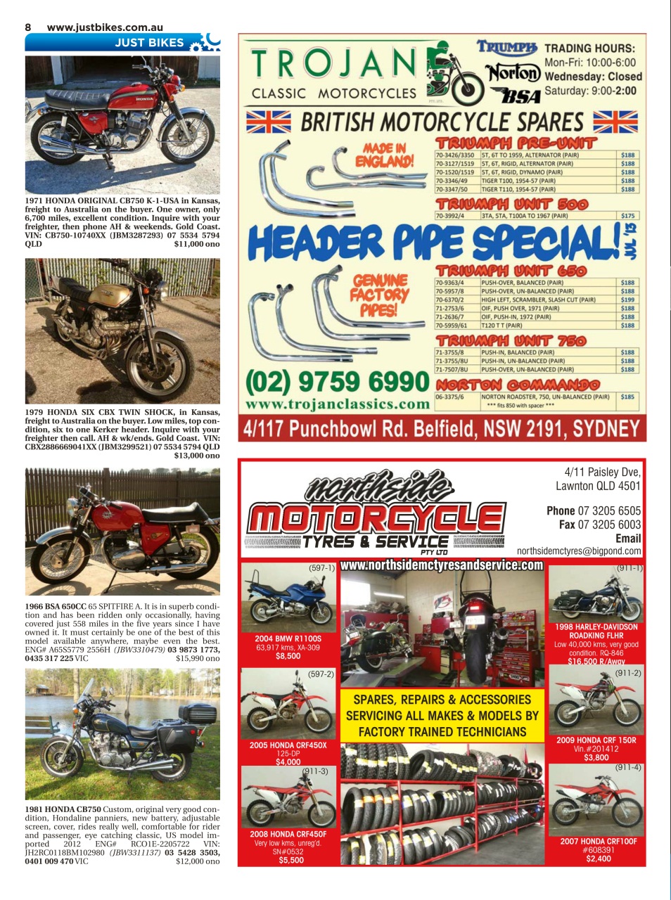 JUST BIKES Preview Pages