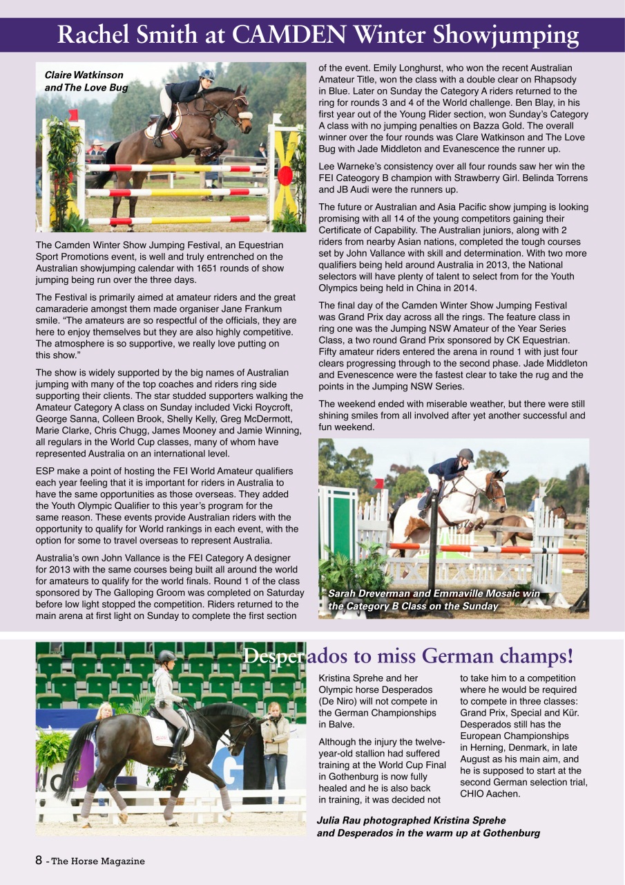 The Horse Magazine Preview Pages