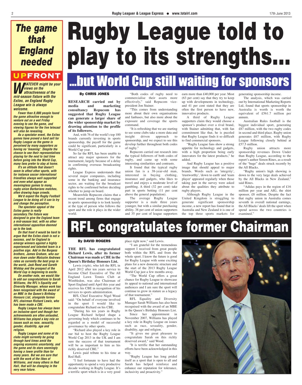 League Express Preview Pages