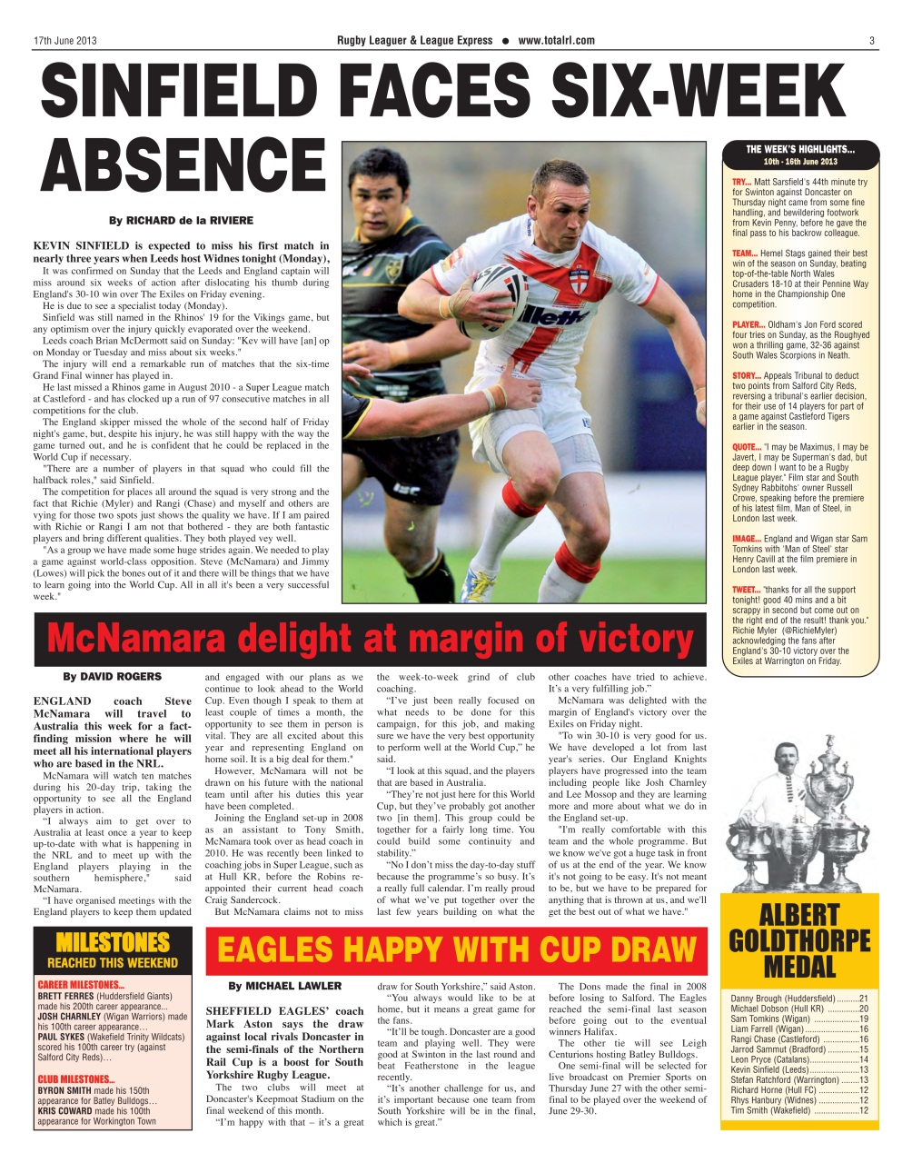 League Express Preview Pages