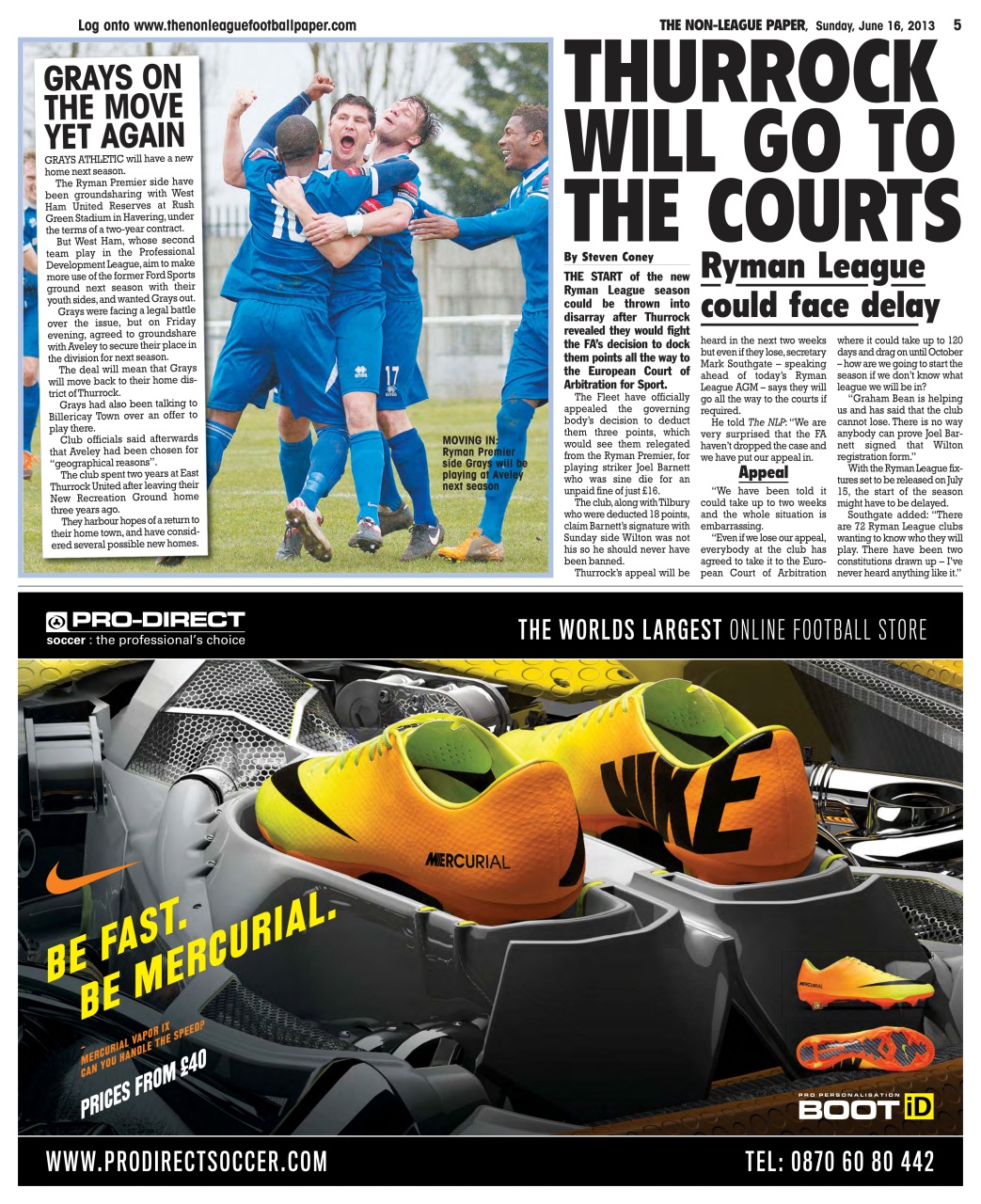 The Non-League Football Paper Preview Pages