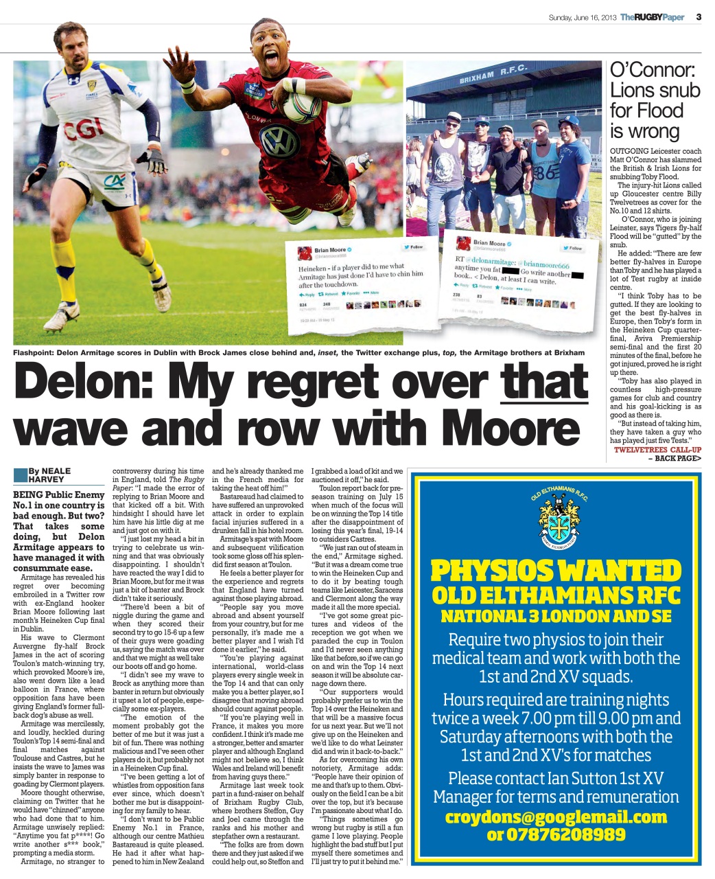 The Rugby Paper Preview Pages