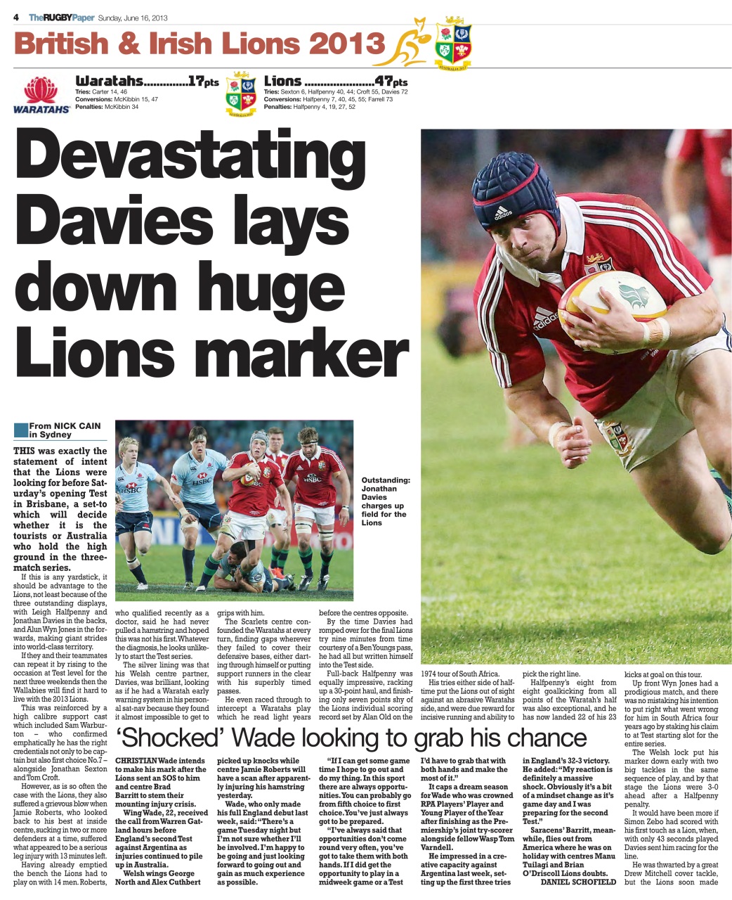 The Rugby Paper Preview Pages