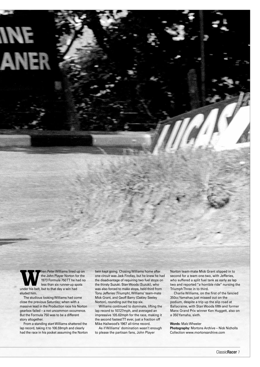 Classic Racer Preview Pages