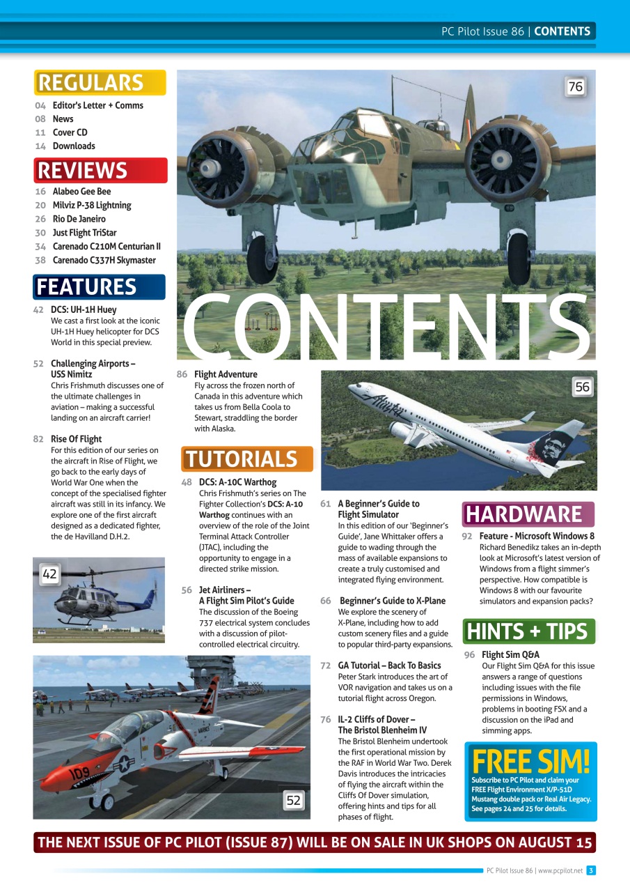 PC Pilot Preview Pages