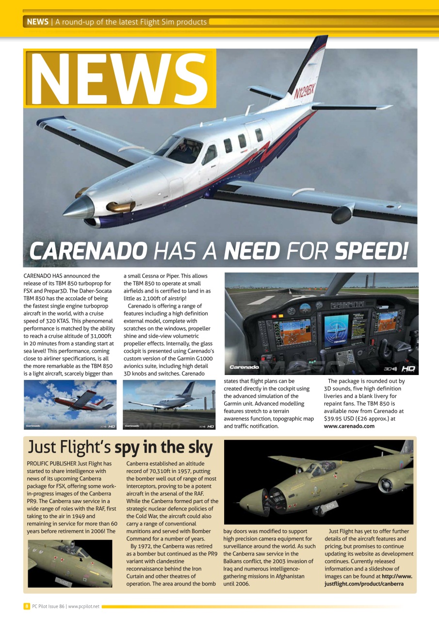 PC Pilot Preview Pages