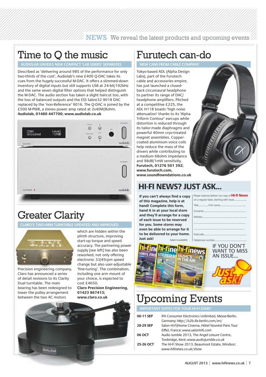 Hi-Fi News Preview Pages