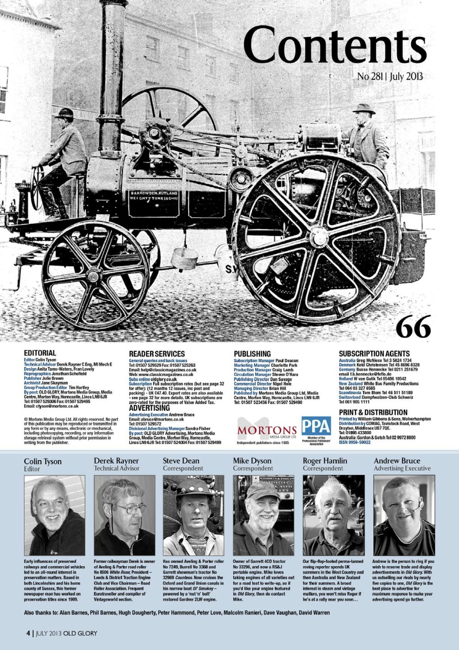 Old Glory Magazine Preview Pages