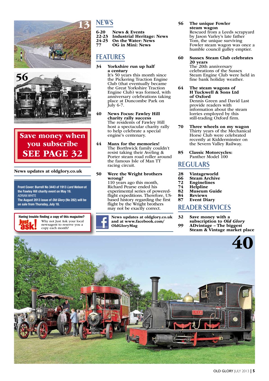 Old Glory Magazine Preview Pages