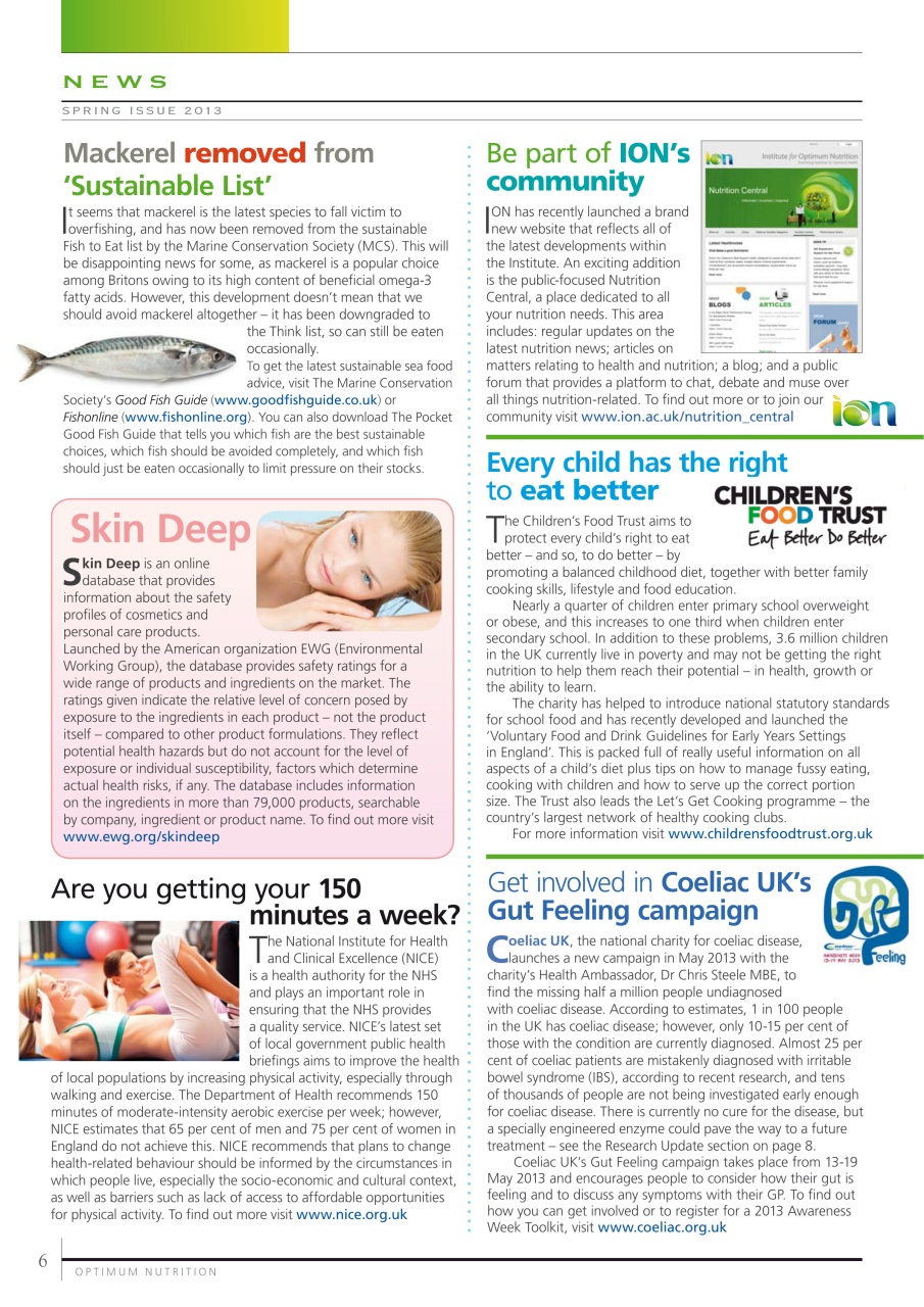 Optimum Nutrition Preview Pages