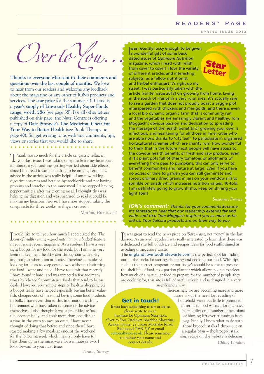 Optimum Nutrition Preview Pages