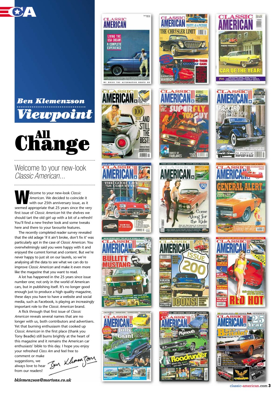 Classic American Magazine Preview Pages