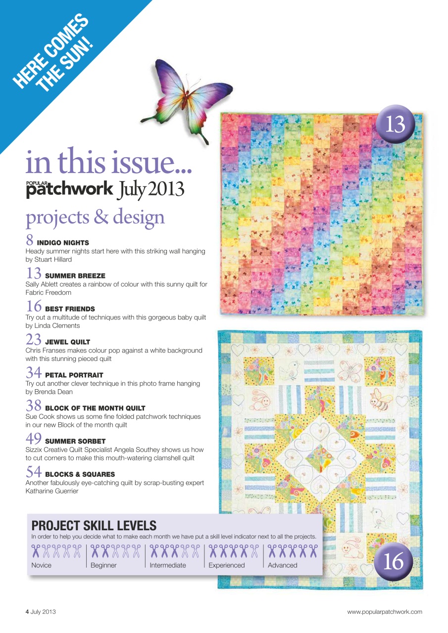 Popular Patchwork Magazine Preview Pages