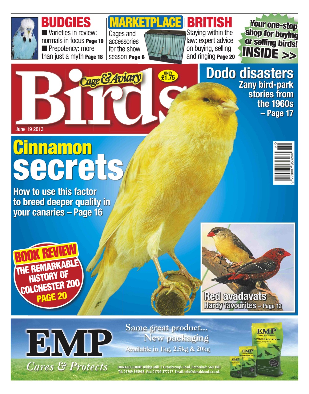 Cage & Aviary Birds Preview Pages