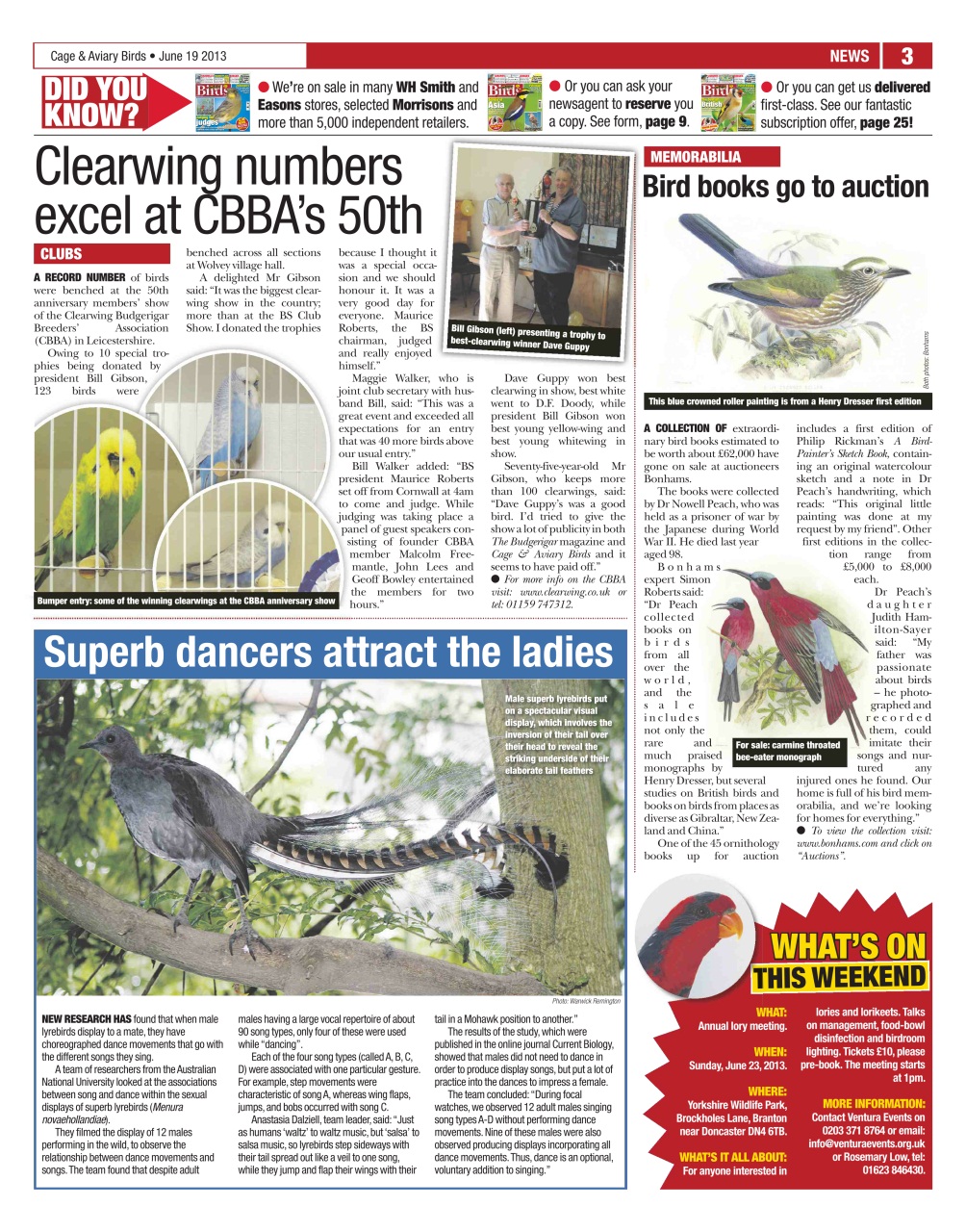 Cage & Aviary Birds Preview Pages