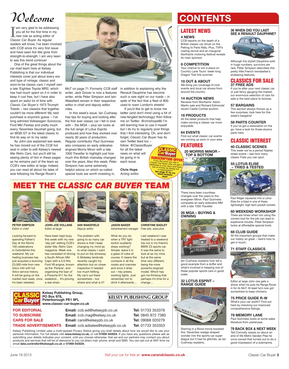 Classic Car Buyer Preview Pages