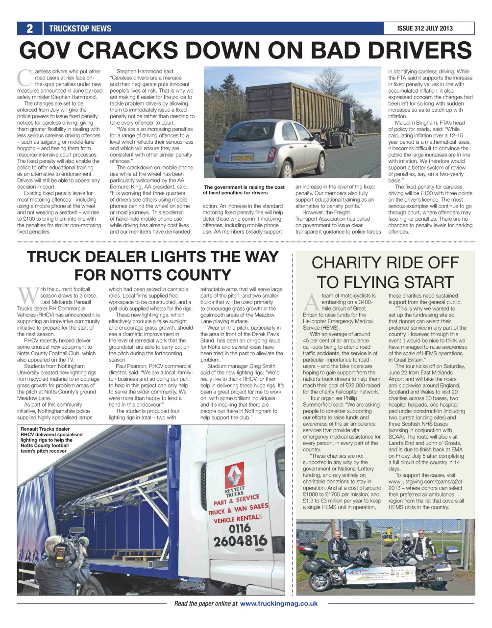 Truckstop News Preview Pages