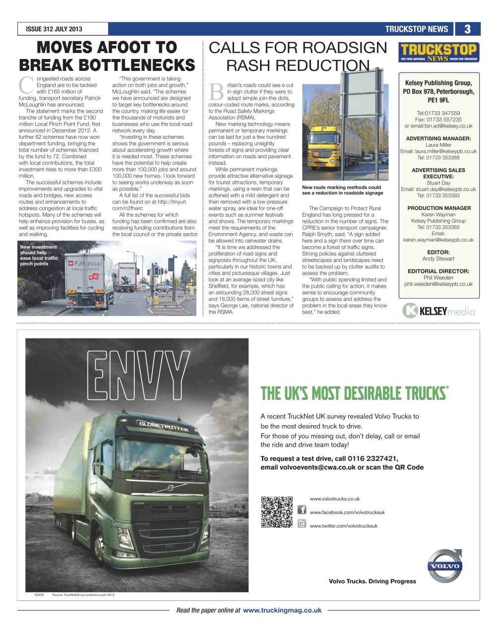 Truckstop News Preview Pages