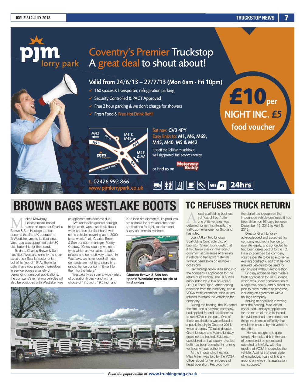 Truckstop News Preview Pages
