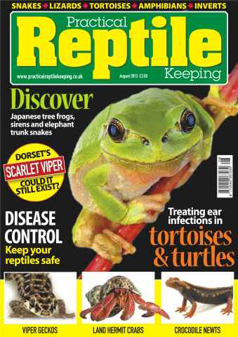 Practical Reptile Keeping issue No.51 Stay disease free
