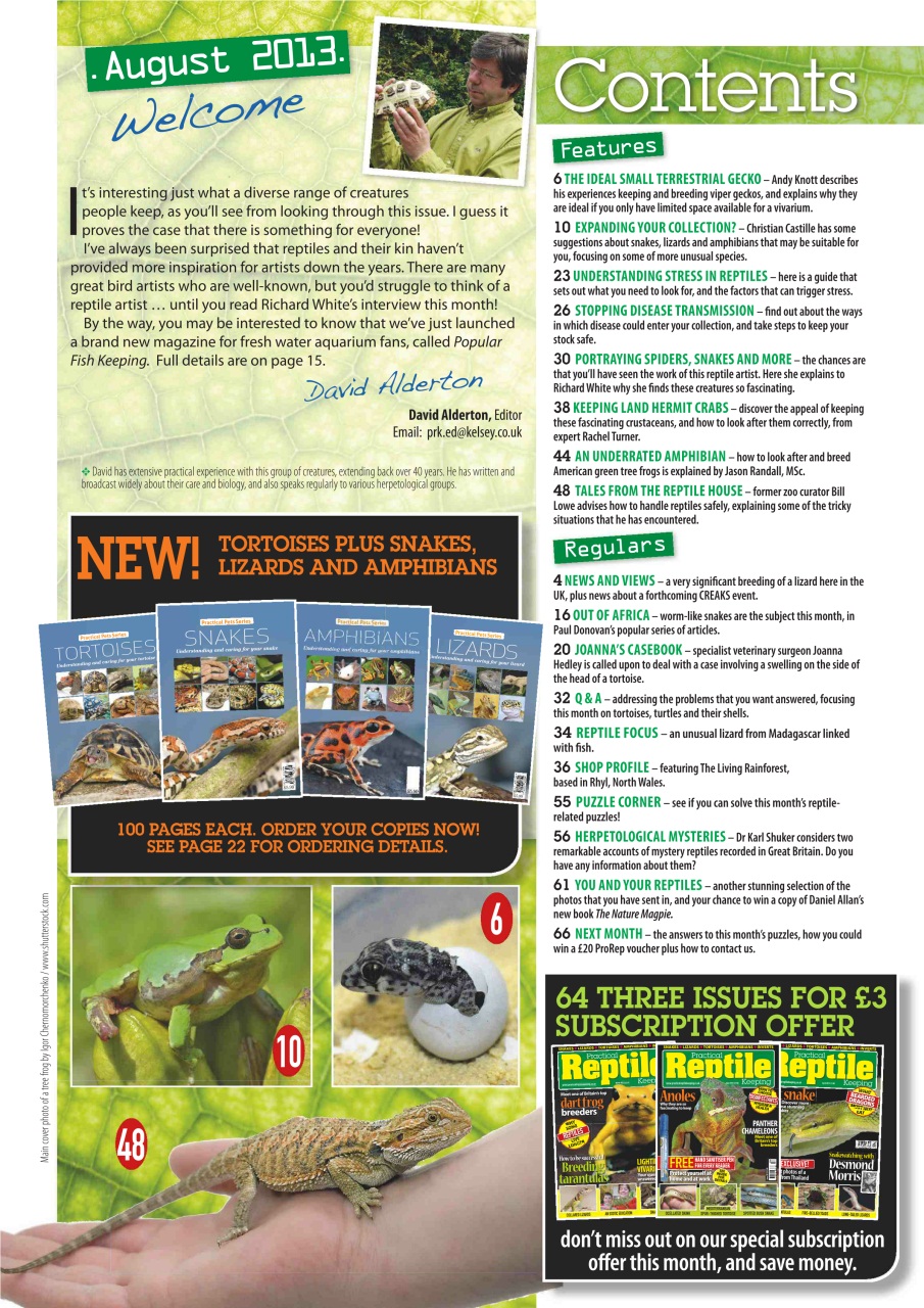 Practical Reptile Keeping Preview Pages