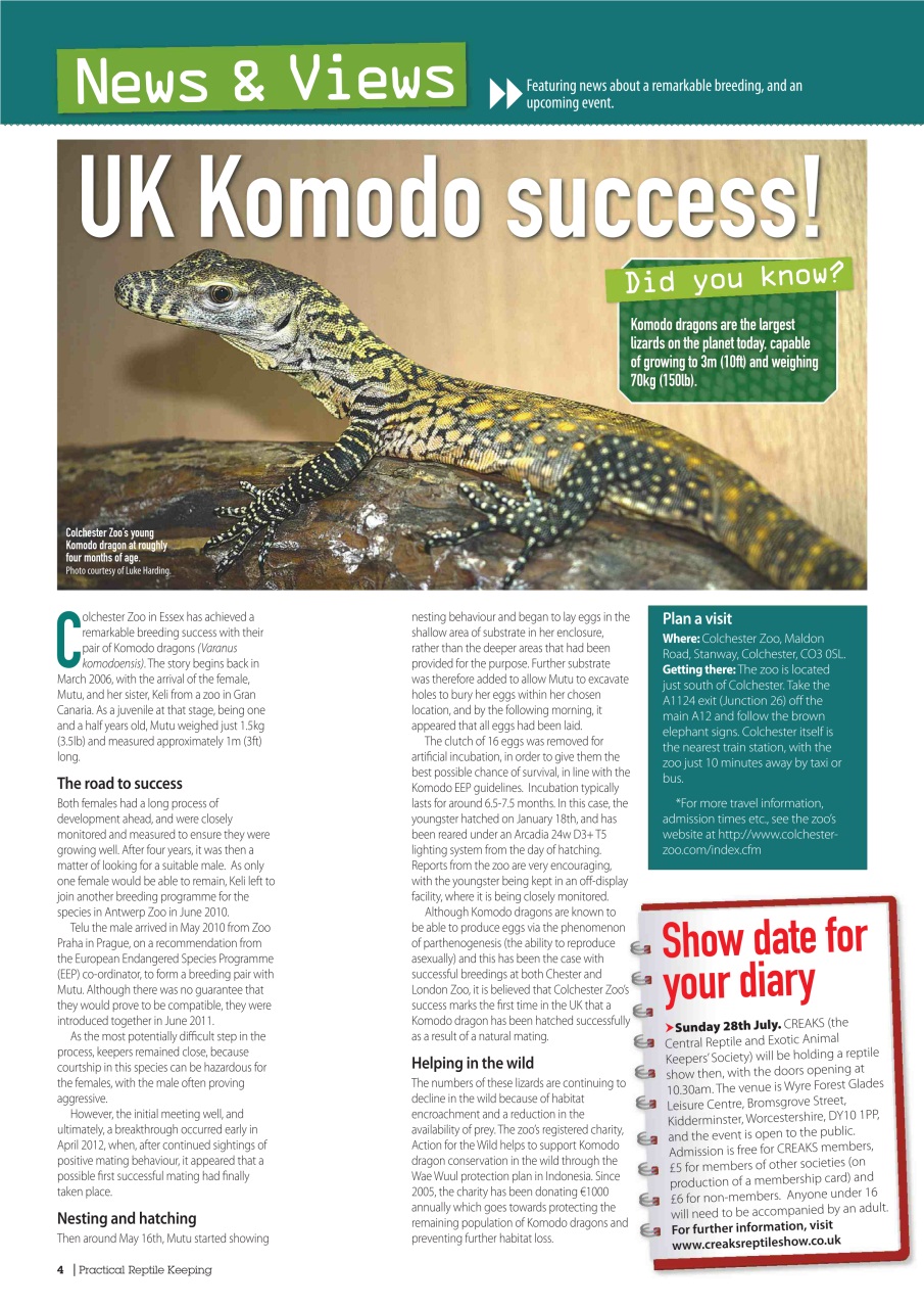 Practical Reptile Keeping Preview Pages