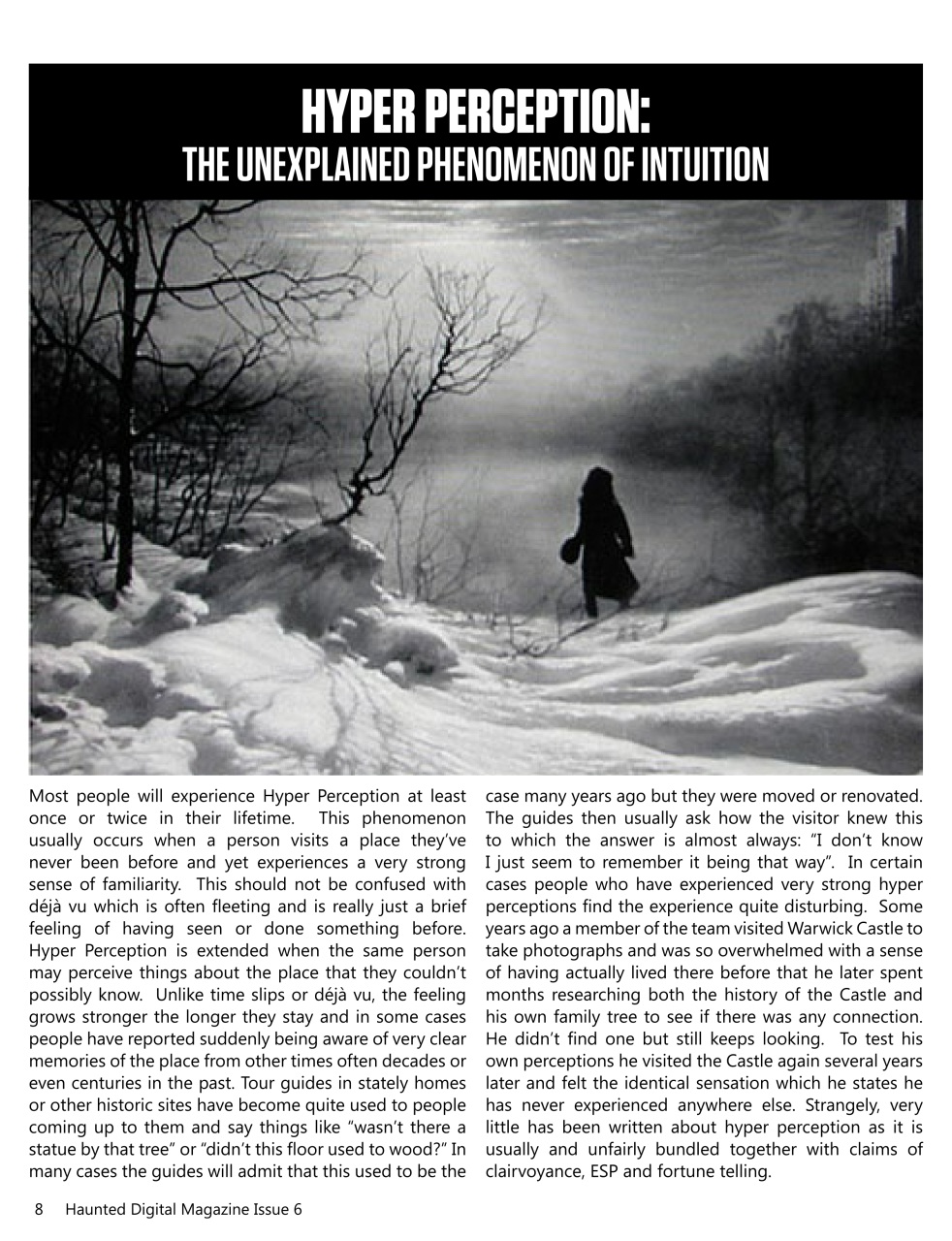Haunted Magazine Preview Pages