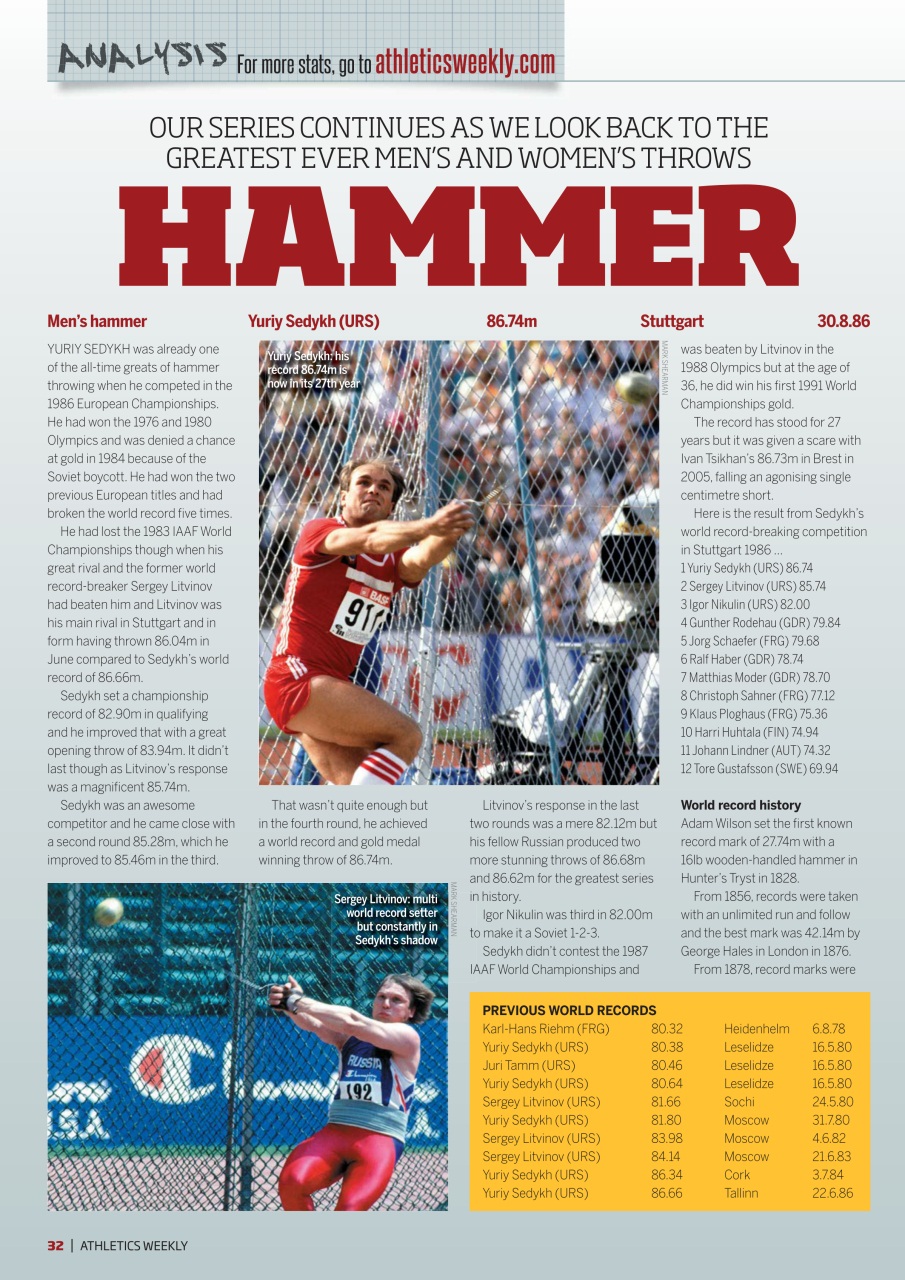 AW – Athletics Weekly Magazine Preview Pages