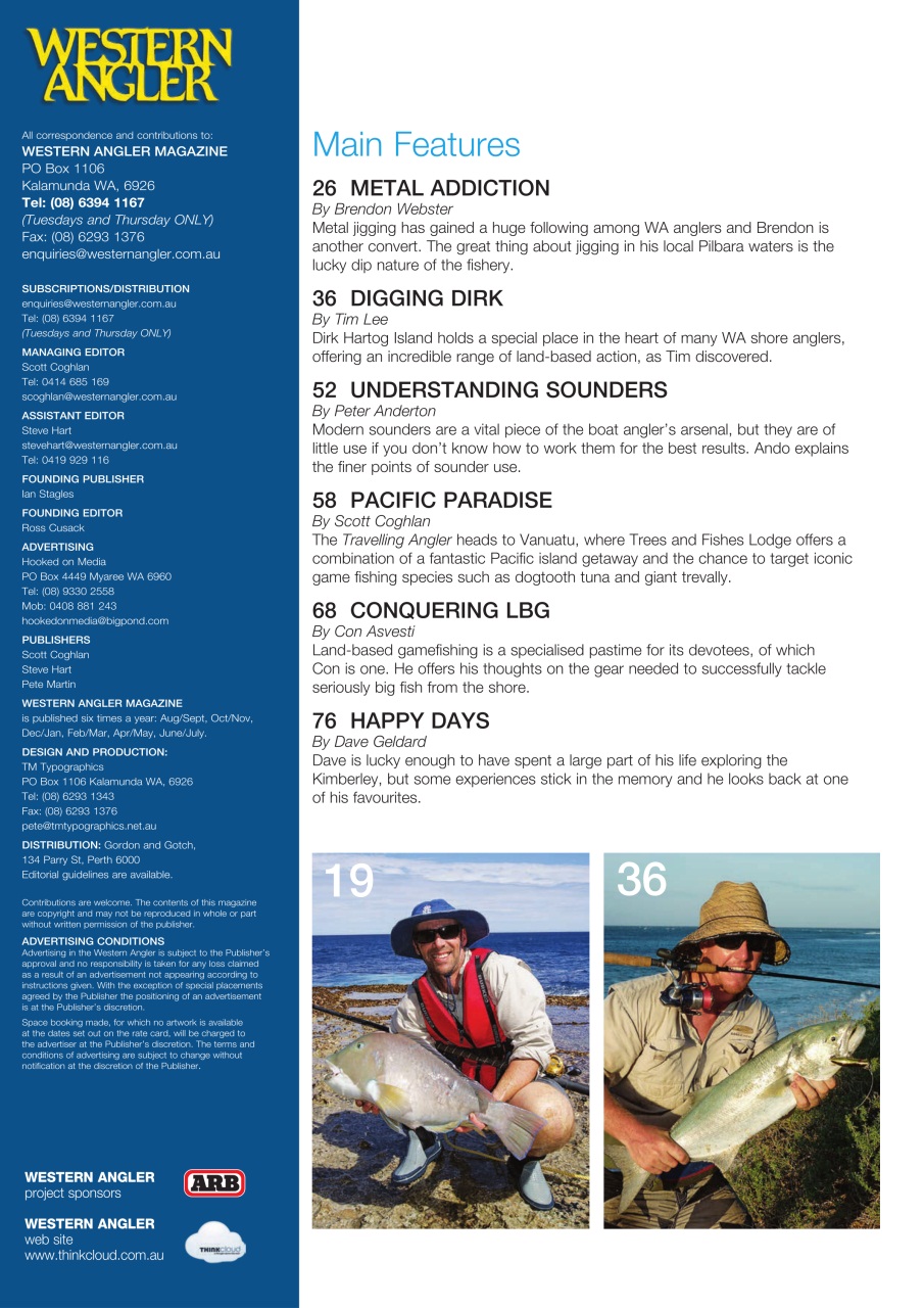 Western Angler Preview Pages