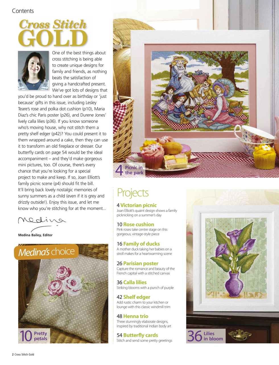 Cross Stitch Gold Preview Pages