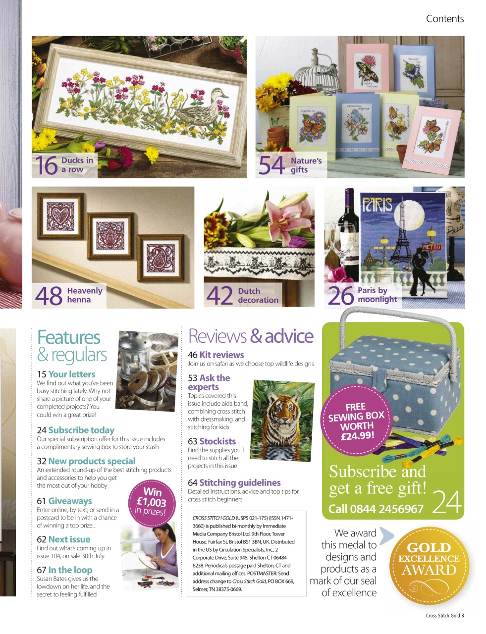 Cross Stitch Gold Preview Pages